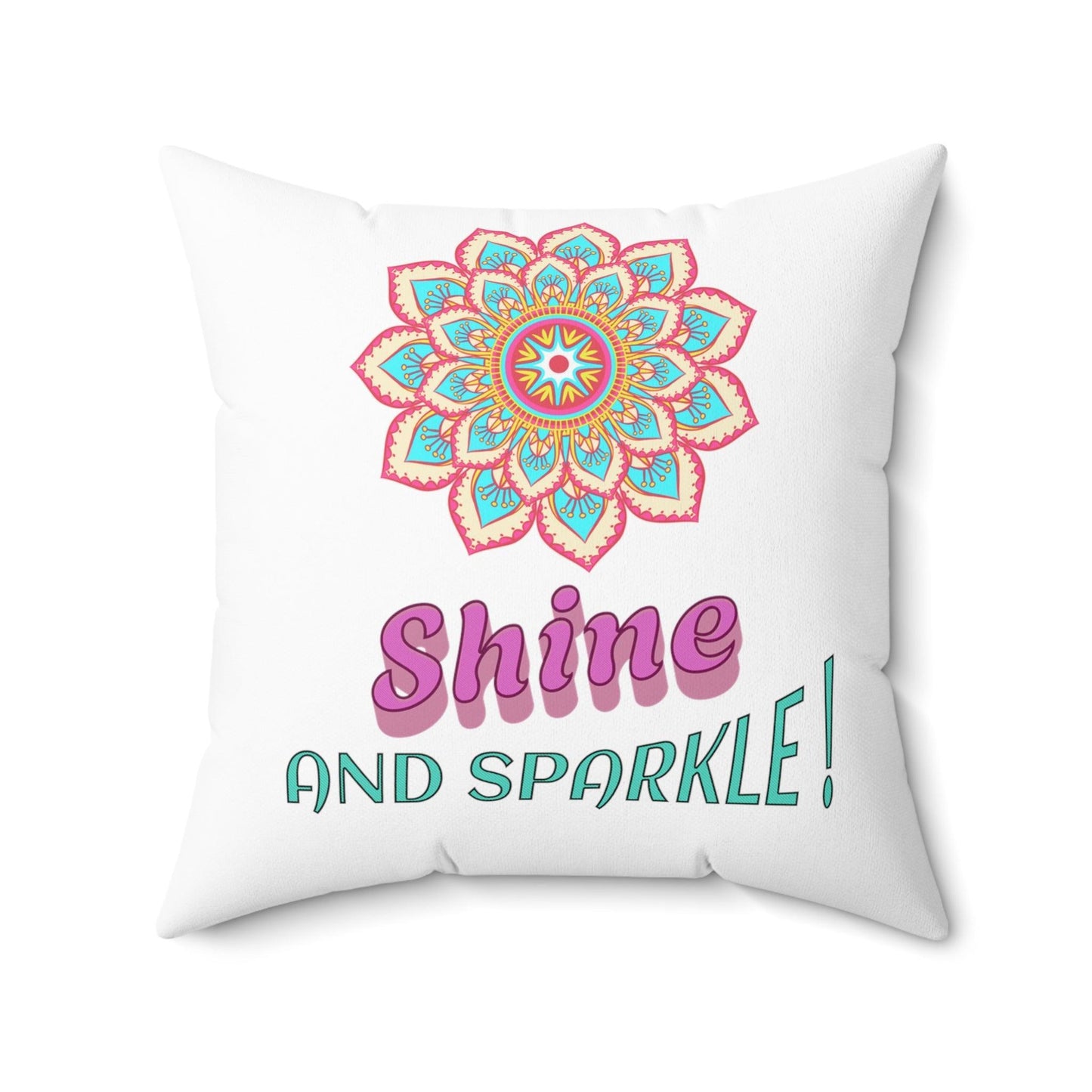 Shine Square Pillow | A Perfect pillow to rest, home decor pillow for gift - Cosmic Creations by Karen