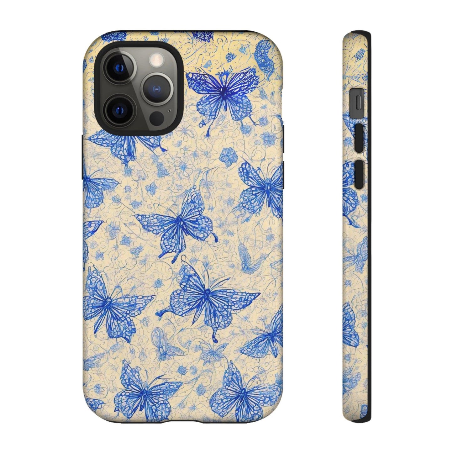 Tough Cellphone Case :" Eclectic Elegance Phone Case Collection" ( Butterflies patterns)