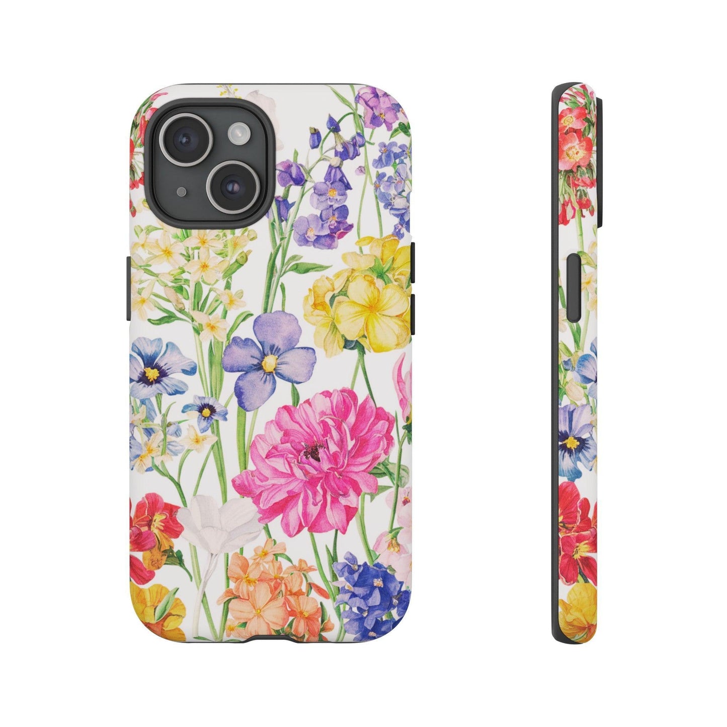 Tough Cellphone Case :" Eclectic Elegance Phone Case Collection" ( Floral patterns)