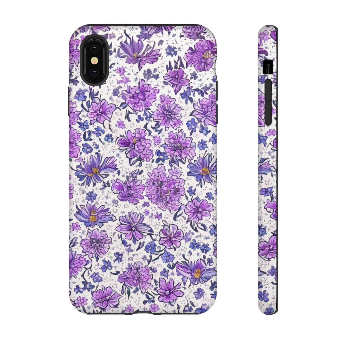 Tough Cellphone Case :" Eclectic Elegance Phone Case Collection" ( Floral patterns)