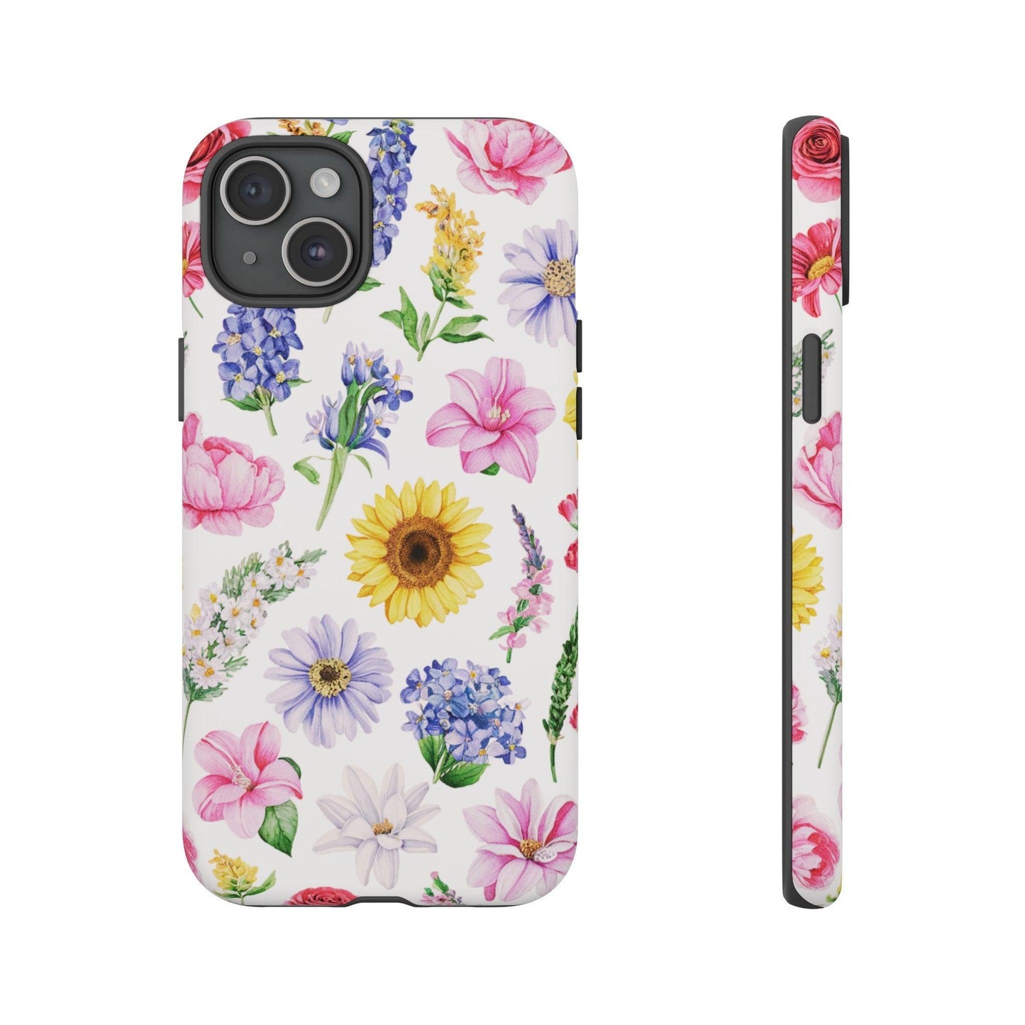 Tough Cellphone Case :" Eclectic Elegance Phone Case Collection" ( Floral patterns)