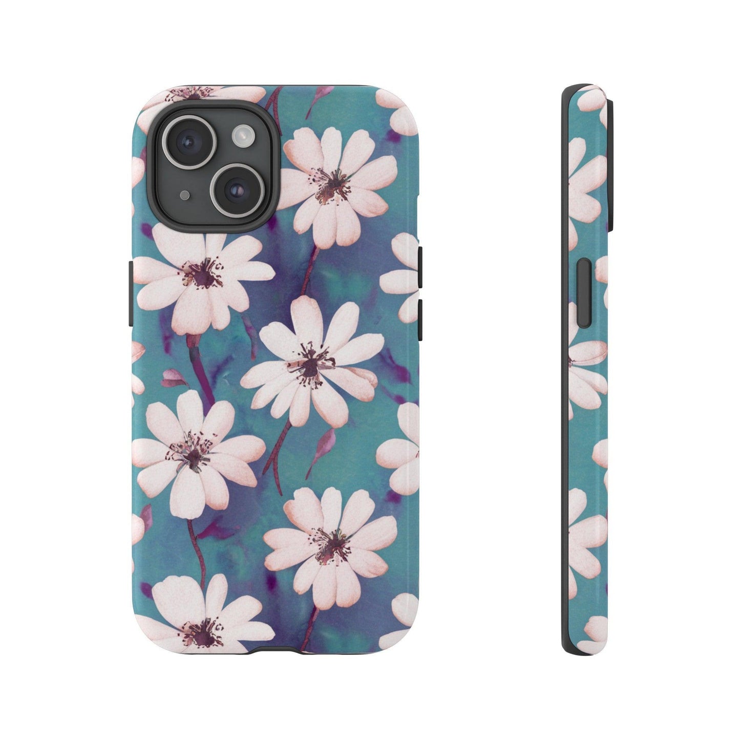 Tough Cellphone Case :" Eclectic Elegance Phone Case Collection" ( Floral patterns)