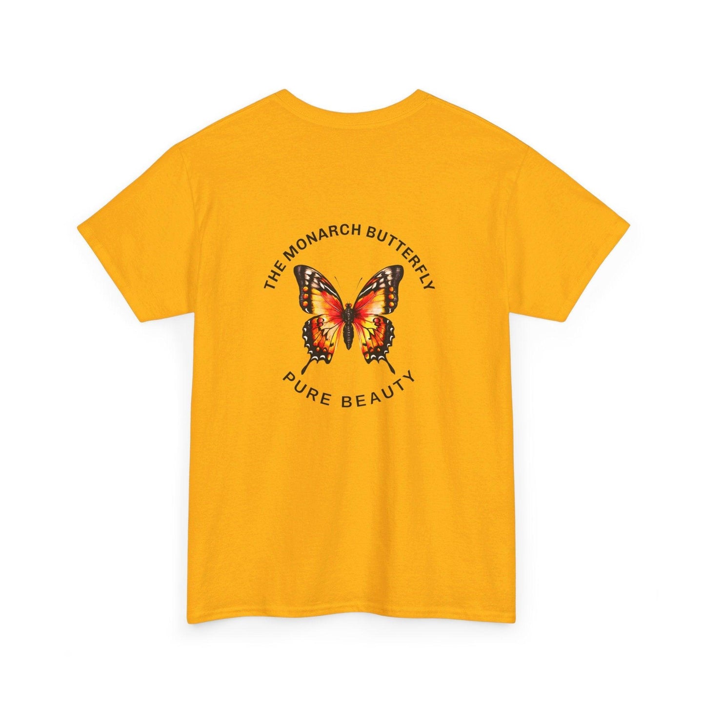 Camiseta unisex de algodón pesado: "La colección Mariposa Monarca"