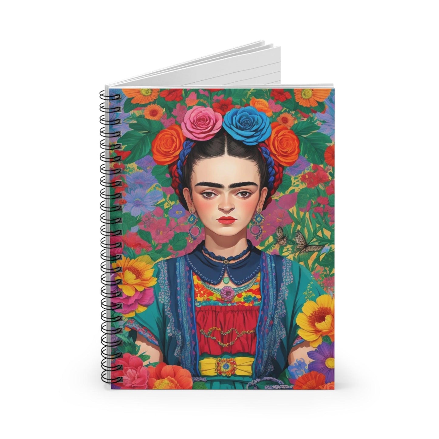 Inspiration Frida Notebook for gift, Ideal for writing, planning, school, collegue a creative gift for students, friends, artist, women - Cosmic Creations by Karen