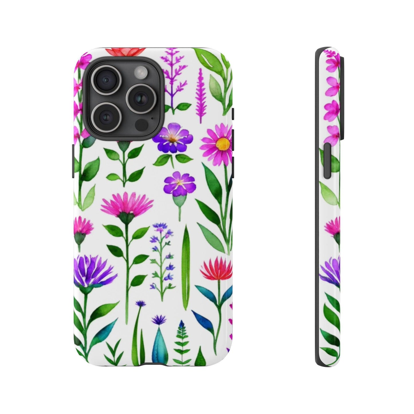 Tough Phone Case :" Eclectic Elegance Phone Case Collection" ( Floral pattern)