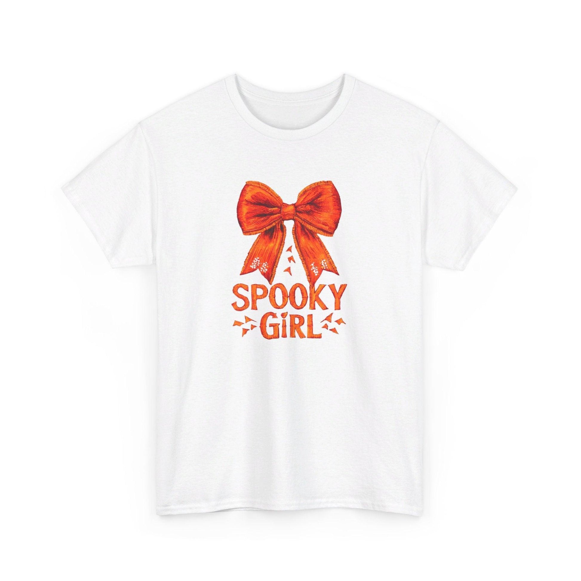 Spooky Girl Coquette Cotton Tee - Cosmic Creations by Karen