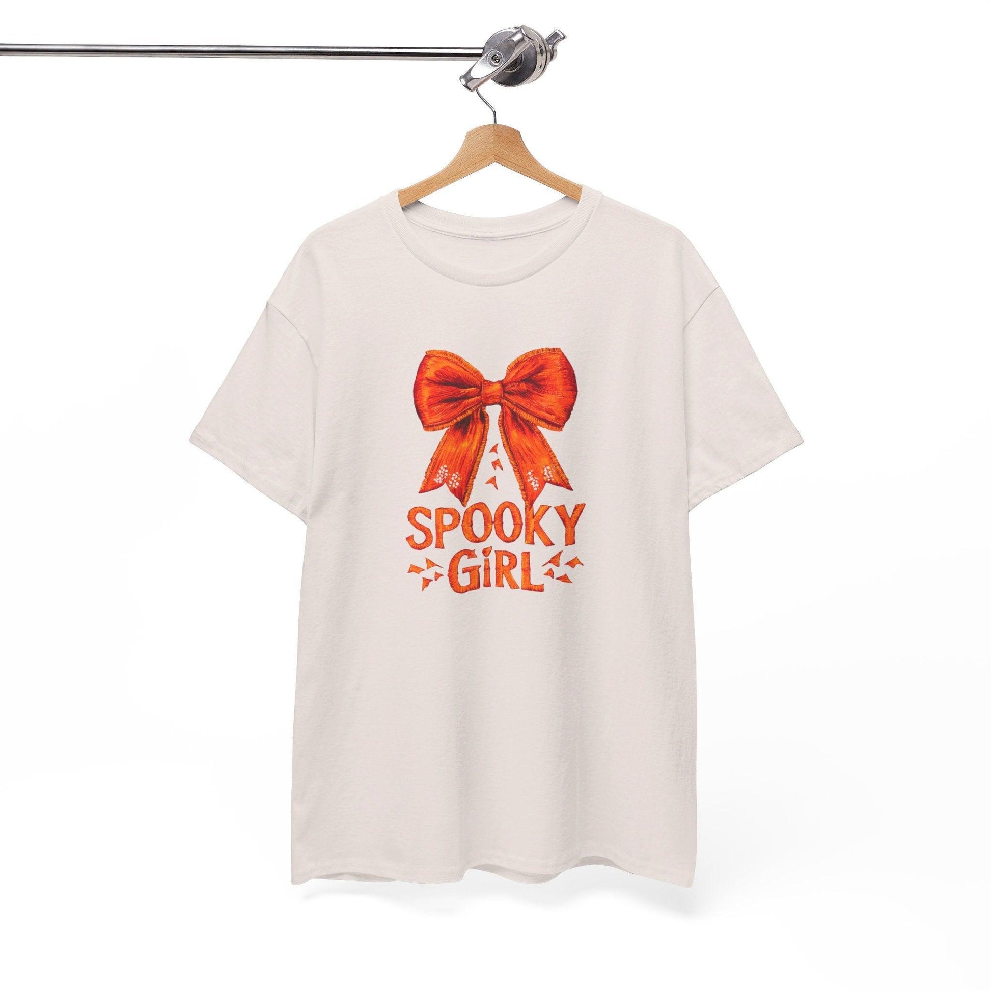 Spooky Girl Coquette Cotton Tee - Cosmic Creations by Karen