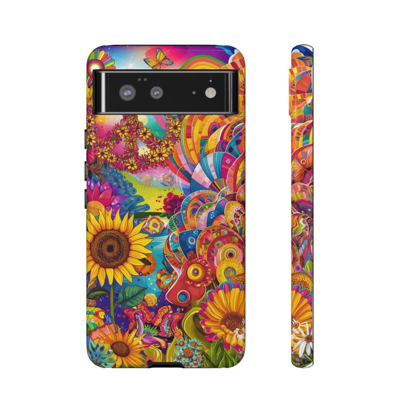 Tough Phone Case :" Eclectic Elegance Phone Case Collection" ( Hippie Style patterns)