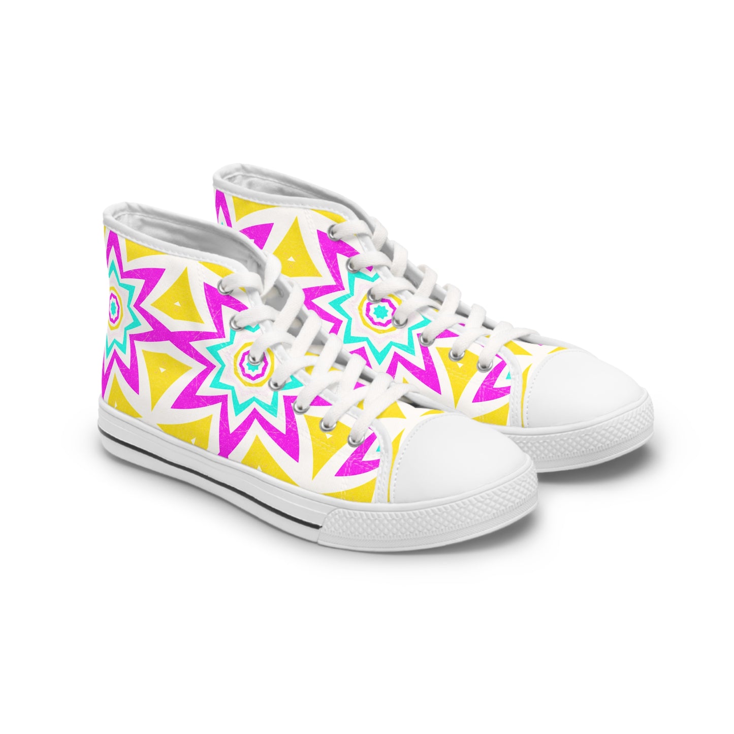 Awesome Abstract Design High Top Sneakers