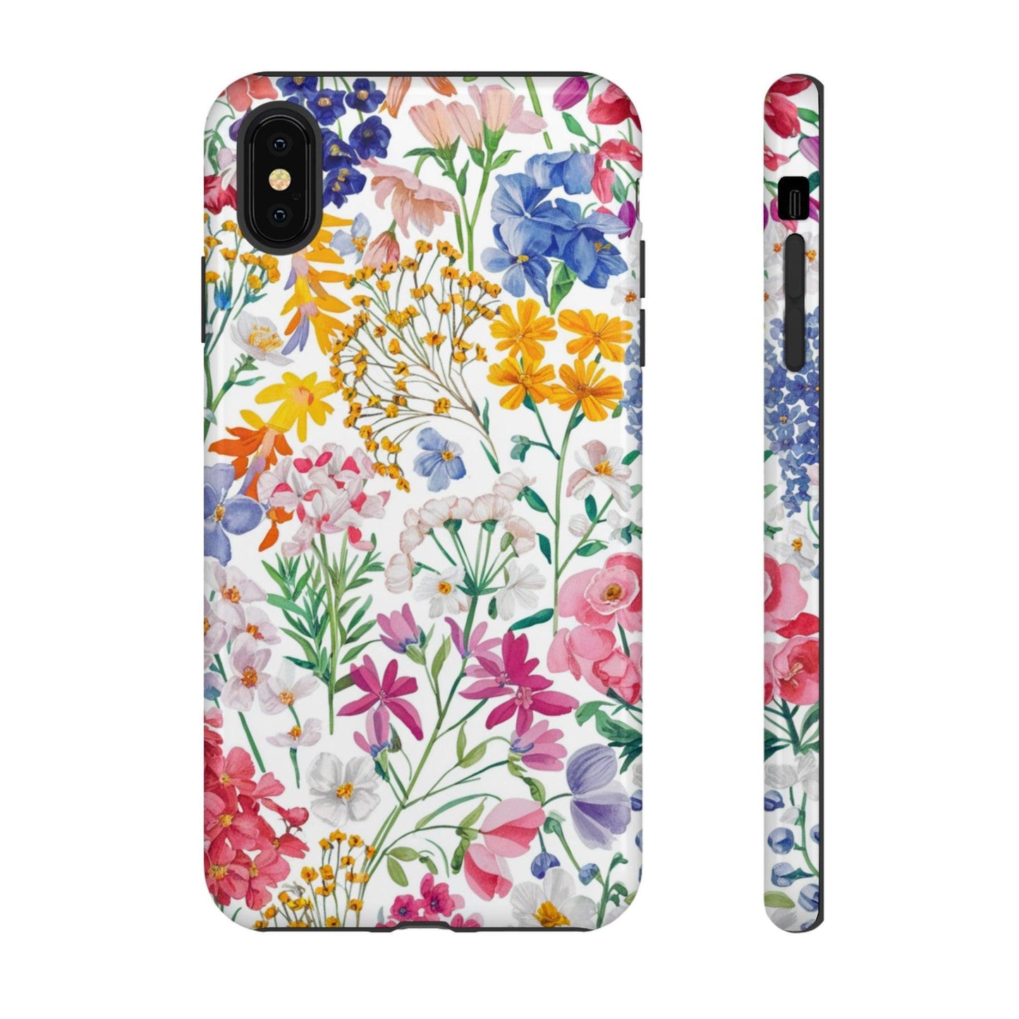 Tough Cellphone Case :" Eclectic Elegance Phone Case Collection" ( Floral patterns)