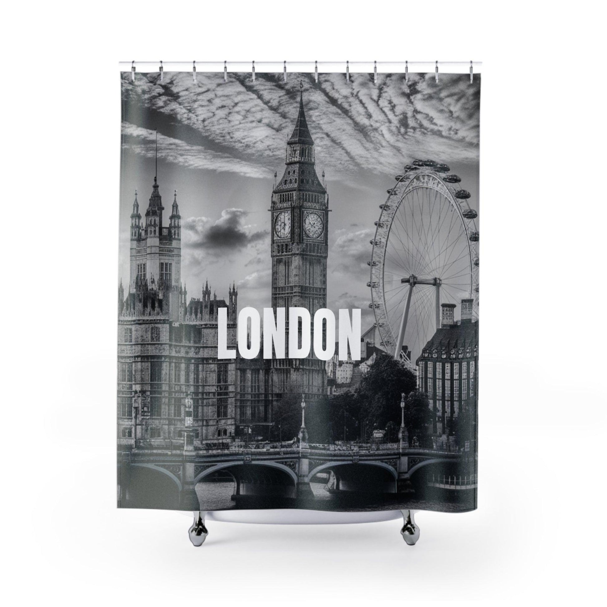 Elegant Shower Curtains Collection ( Great cities and places of the world ) - Cosmic Creations by Karen