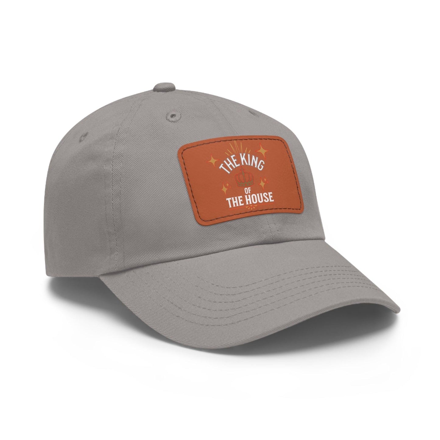 Leather Patch King's Dad Hat :  "Dad, The King of the House Collection"