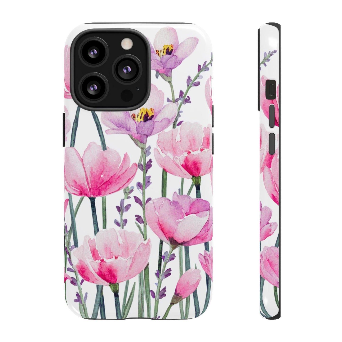 Tough Cellphone Case :" Eclectic Elegance Phone Case Collection" ( Floral patterns)