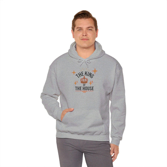 King's Heavy Blend Hooded Sweatshirt : "Dad, The King of the House Collection"