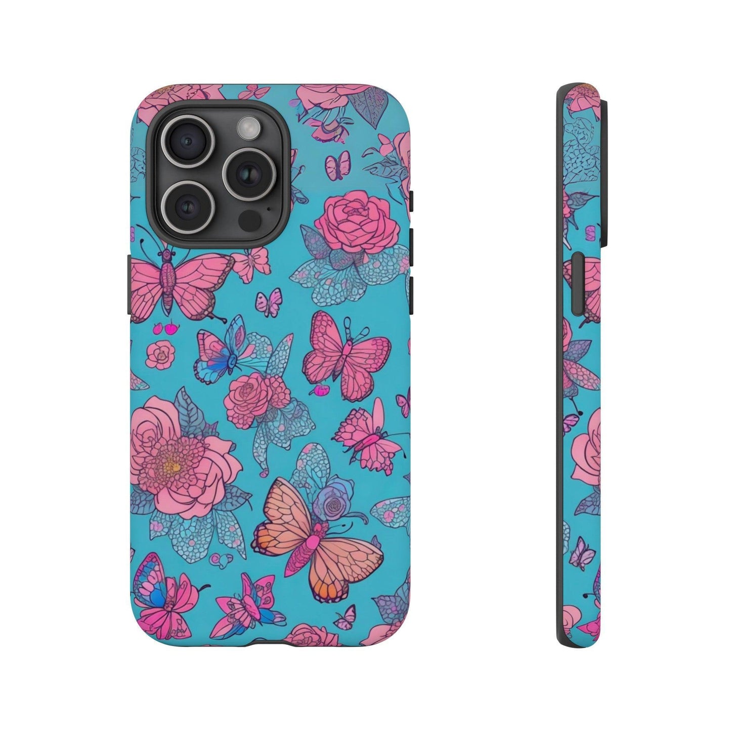 Tough Cellphone Case :" Eclectic Elegance Phone Case Collection" ( Floral patterns)