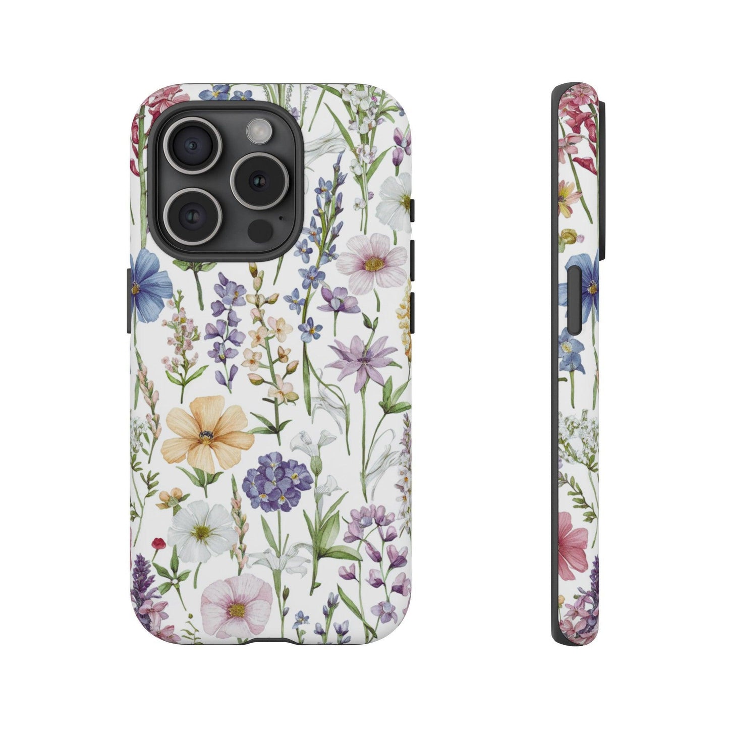 Tough Cellphone Case :" Eclectic Elegance Phone Case Collection" ( Floral patterns)