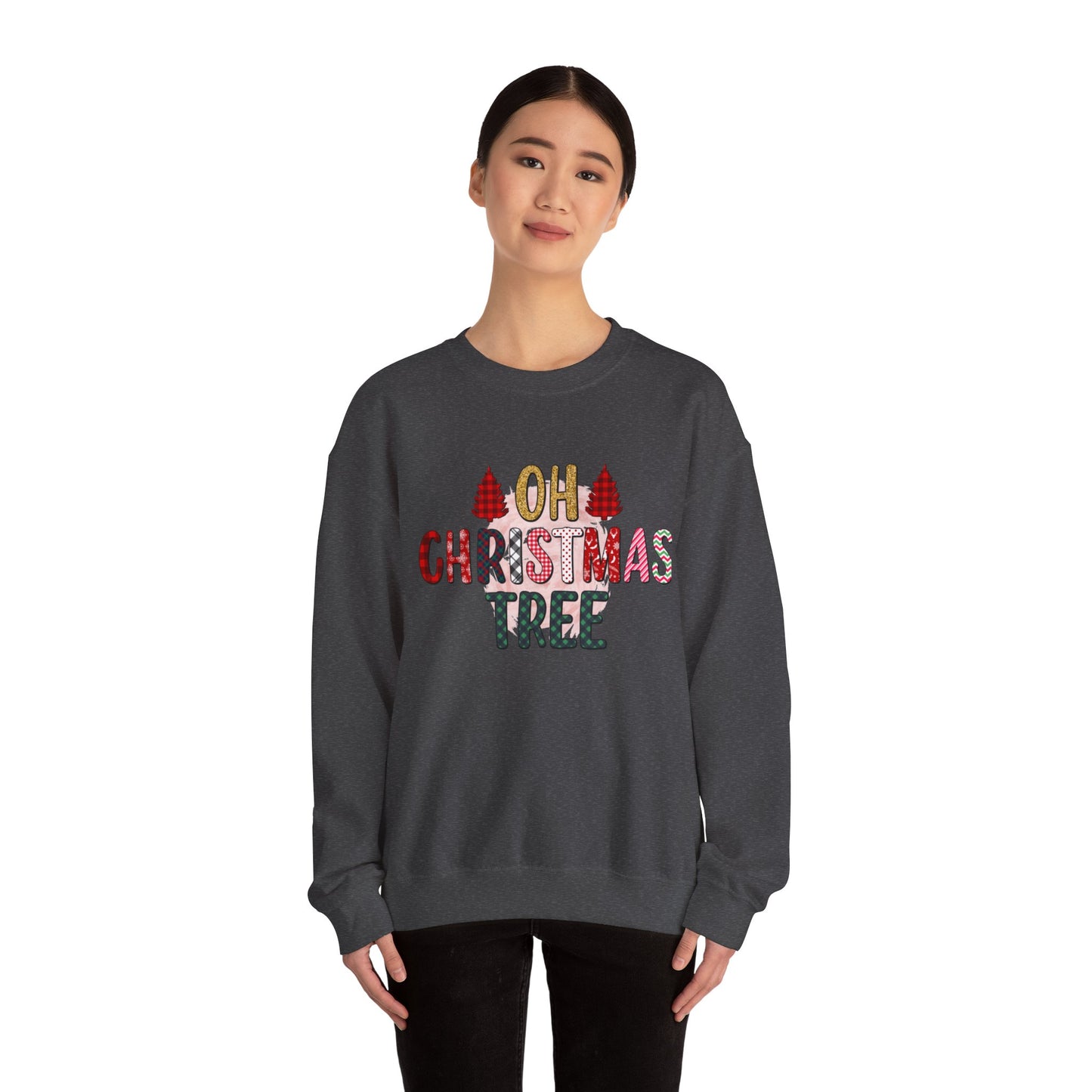 Christmas Tree Design  Unisex Crewneck Sweatshirt