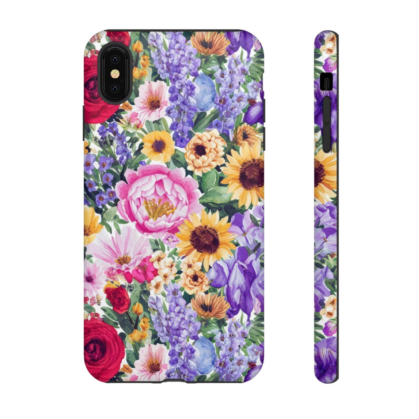 Tough Cellphone Case :" Eclectic Elegance Phone Case Collection" ( Floral patterns)