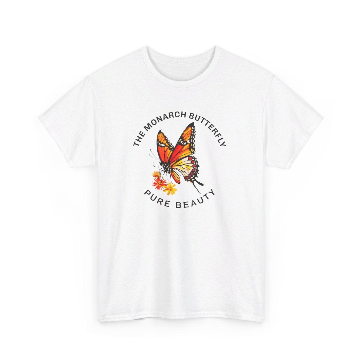 Camiseta unisex de algodón pesado: "La colección Mariposa Monarca"