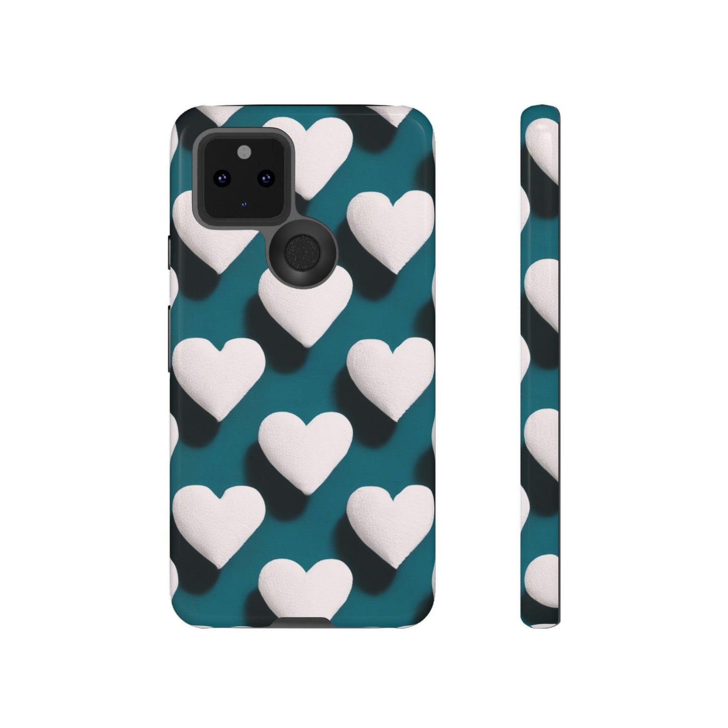 Tough Phone Case :" Eclectic Elegance Phone Case Collection" ( Hearts patterns)