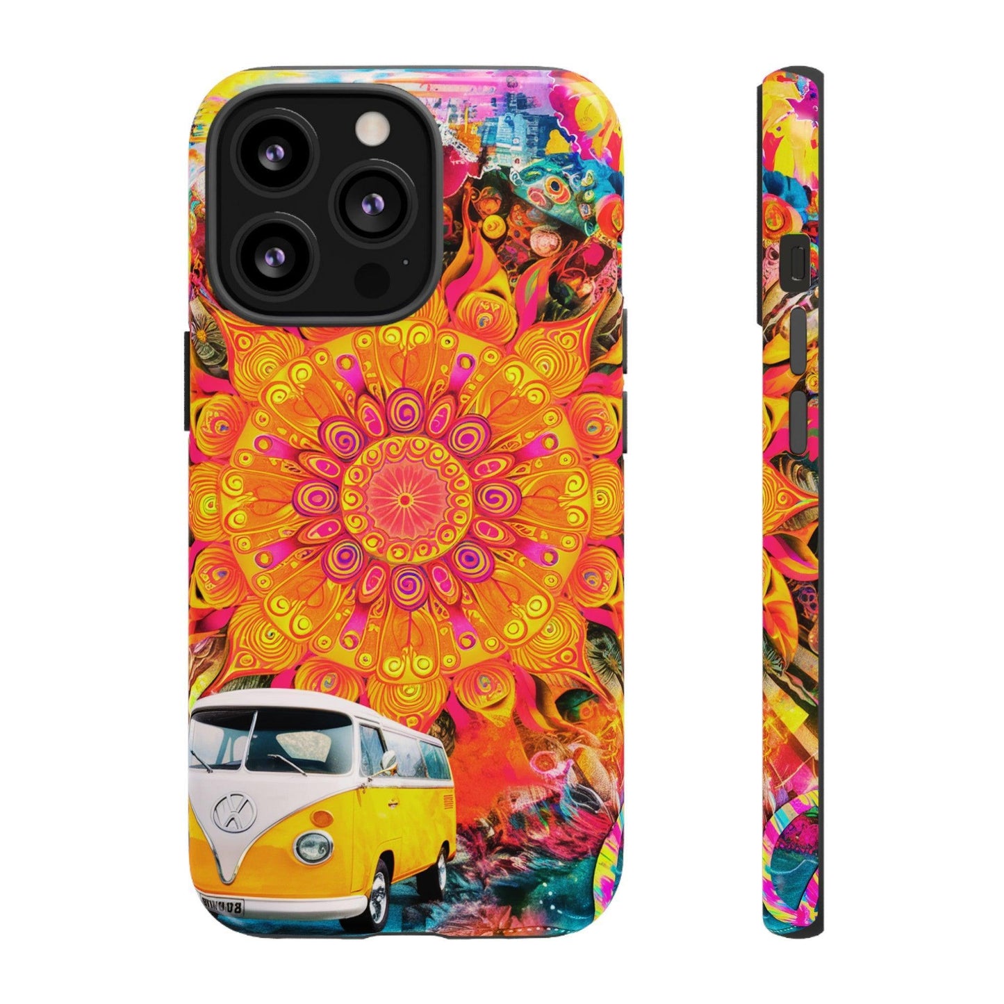 Tough Phone Case :" Eclectic Elegance Phone Case Collection" ( Hippie Style patterns)