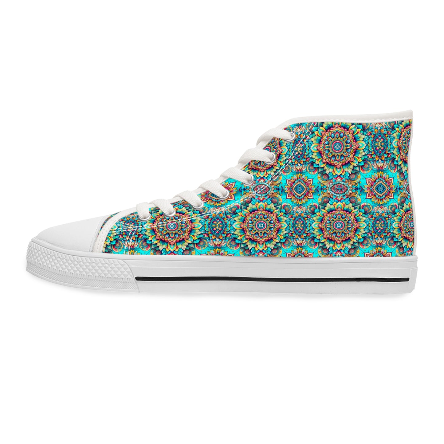 Awesome Mandala Design High Top Sneakers