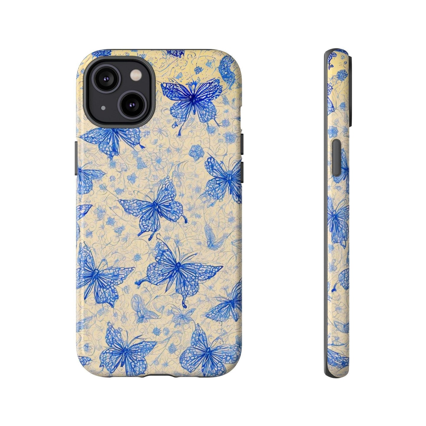 Tough Cellphone Case :" Eclectic Elegance Phone Case Collection" ( Butterflies patterns)