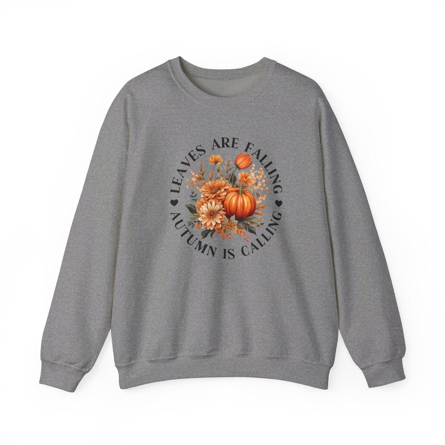 Leaves are Falling, Autumn is Calling Crewneck Sweatshirt - Cosmic Creations by Karen