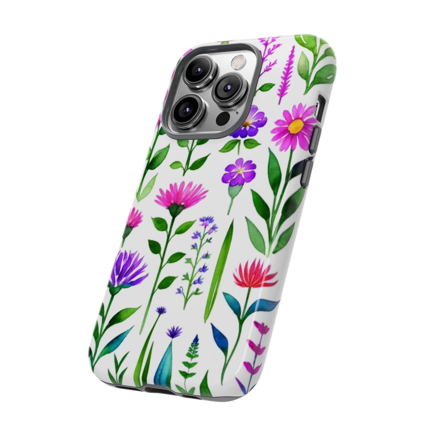 Tough Phone Case :" Eclectic Elegance Phone Case Collection" ( Floral pattern)