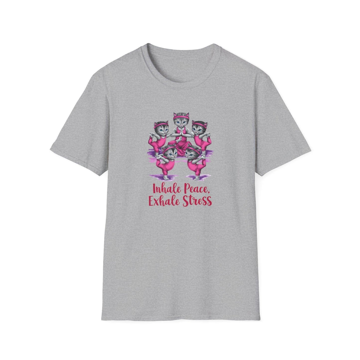 Yoga T-Shirt | "Yoga Serenity Collection" | Cute Kitties