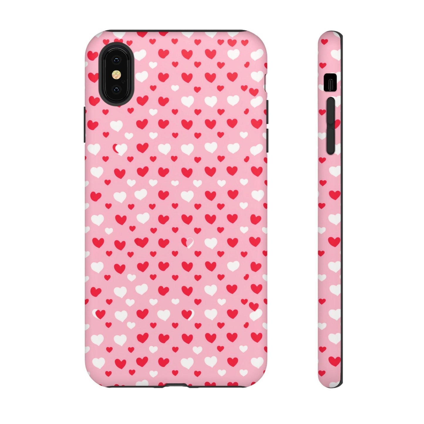 Tough Phone Case :" Eclectic Elegance Phone Case Collection" ( Hearts patterns)