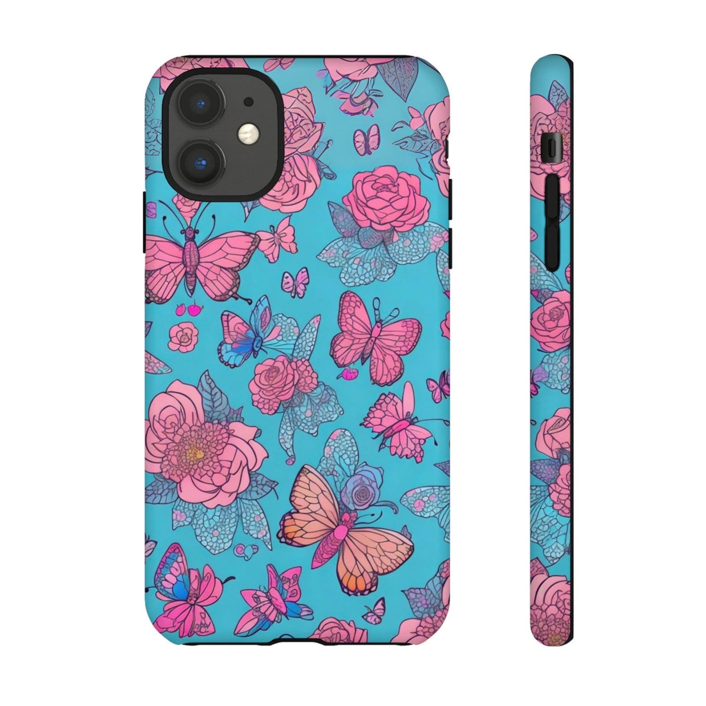 Tough Cellphone Case :" Eclectic Elegance Phone Case Collection" ( Floral patterns)