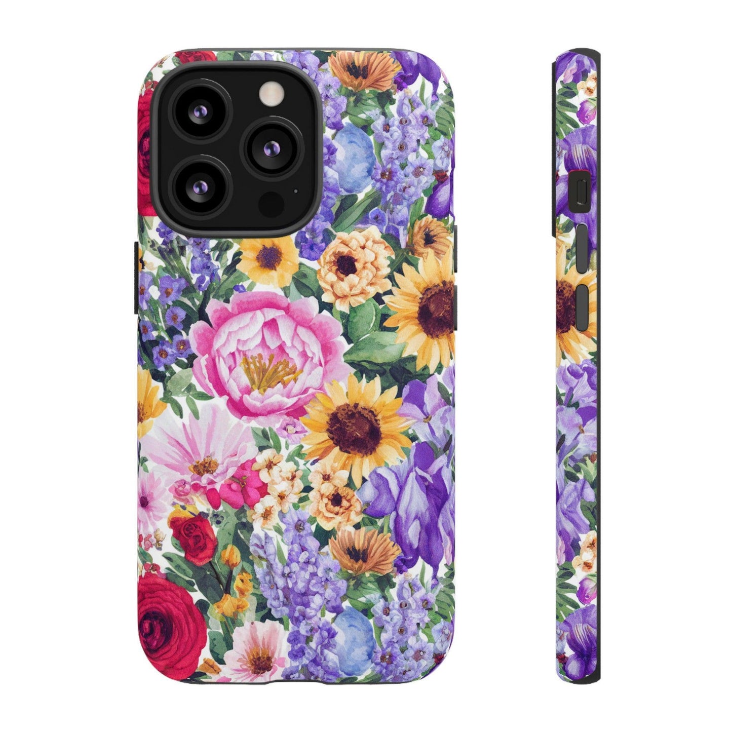 Tough Cellphone Case :" Eclectic Elegance Phone Case Collection" ( Floral patterns)