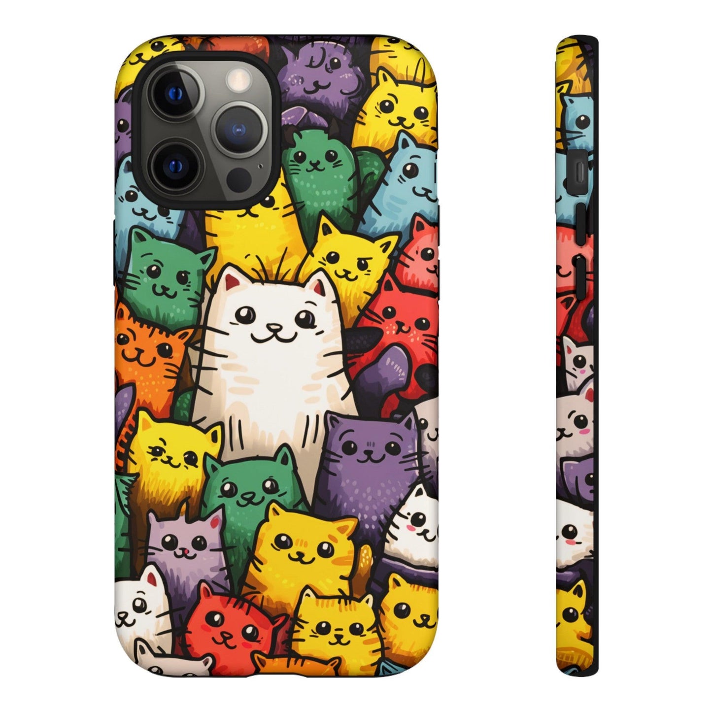 Cat Lovers Collection Tough Cellphone Case - Cosmic Creations by Karen