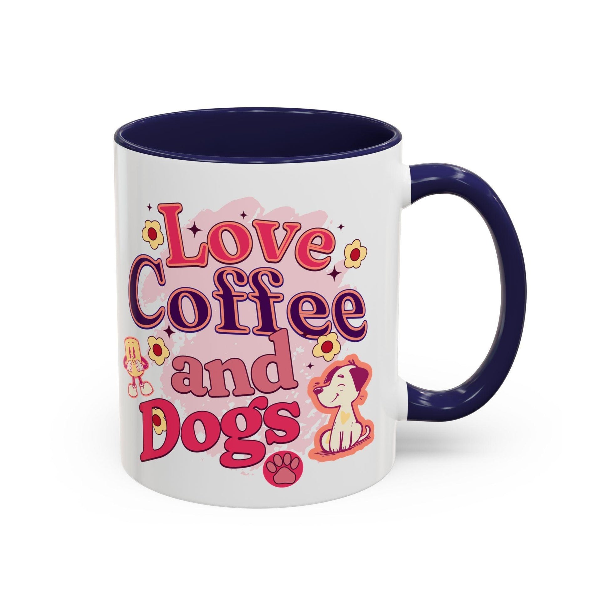 Love, coffee and dogs Mug (11, 15oz) - Cosmic Creations by Karen