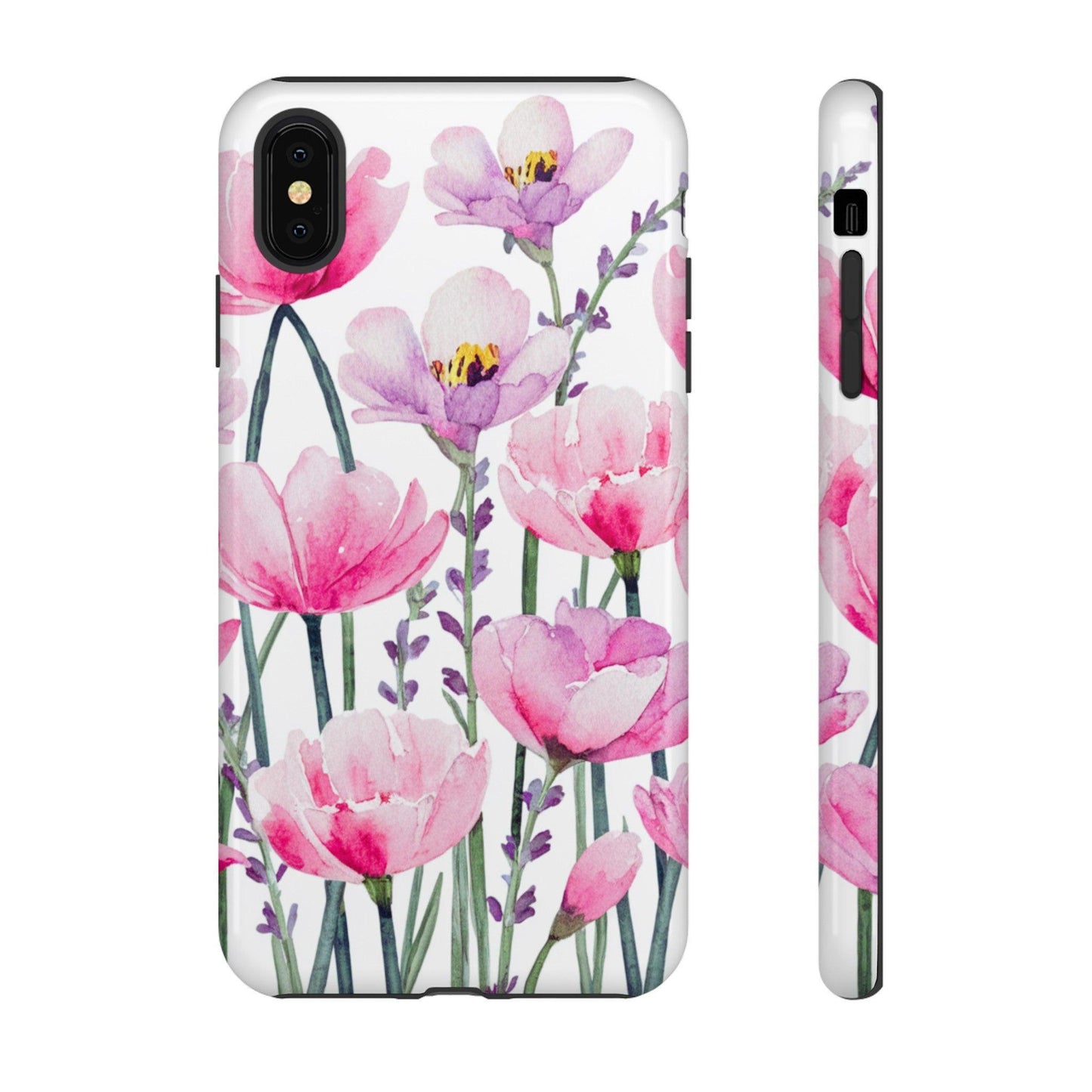 Tough Cellphone Case :" Eclectic Elegance Phone Case Collection" ( Floral patterns)