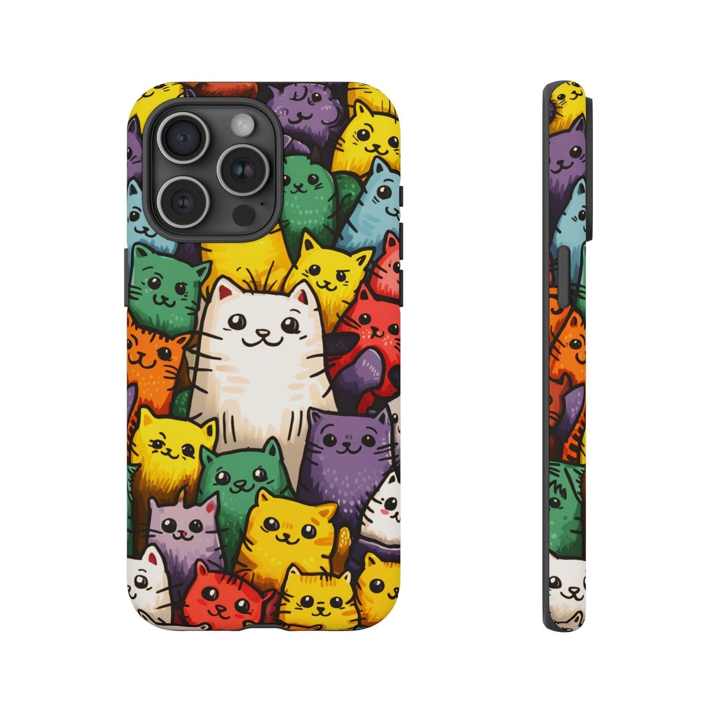 Cat Lovers Collection Tough Cellphone Case - Cosmic Creations by Karen