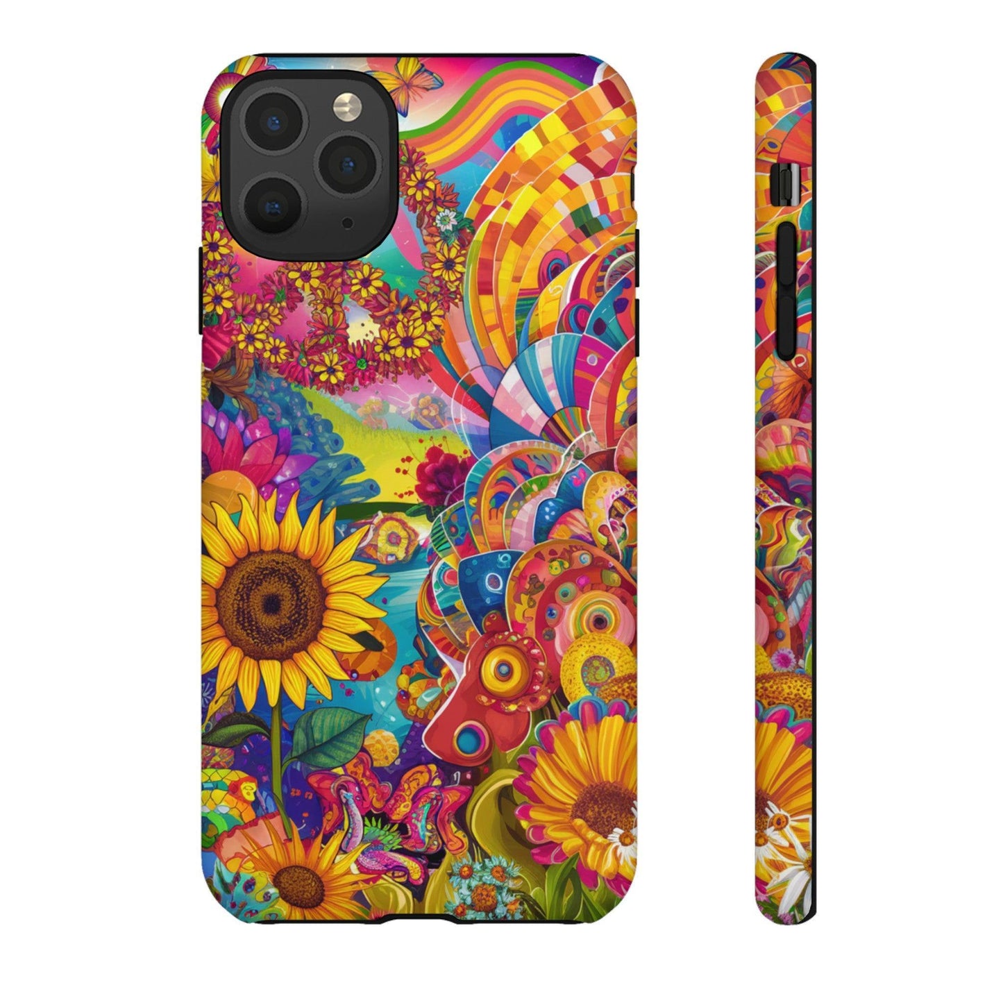 Tough Phone Case :" Eclectic Elegance Phone Case Collection" ( Hippie Style patterns)