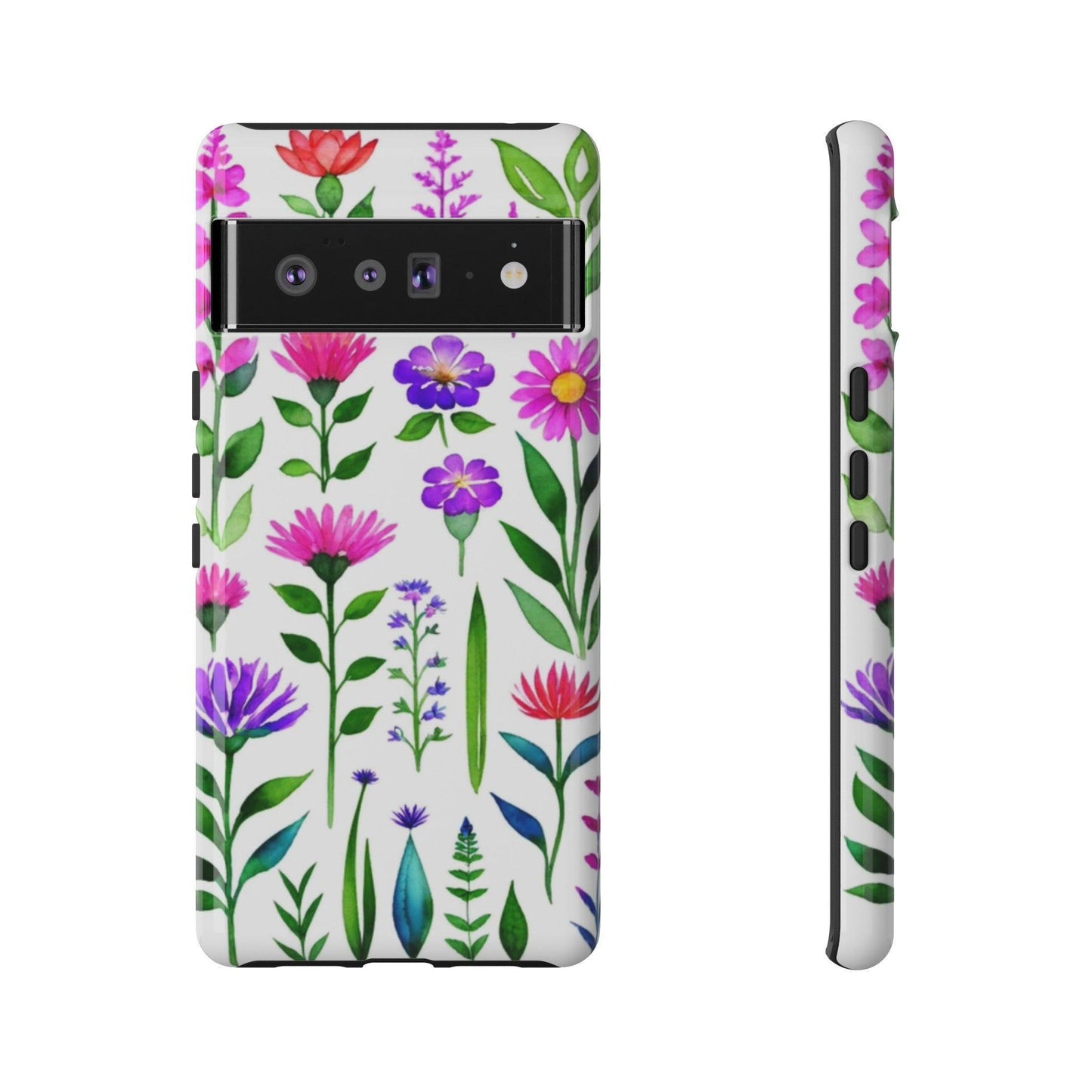 Tough Phone Case :" Eclectic Elegance Phone Case Collection" ( Floral pattern)