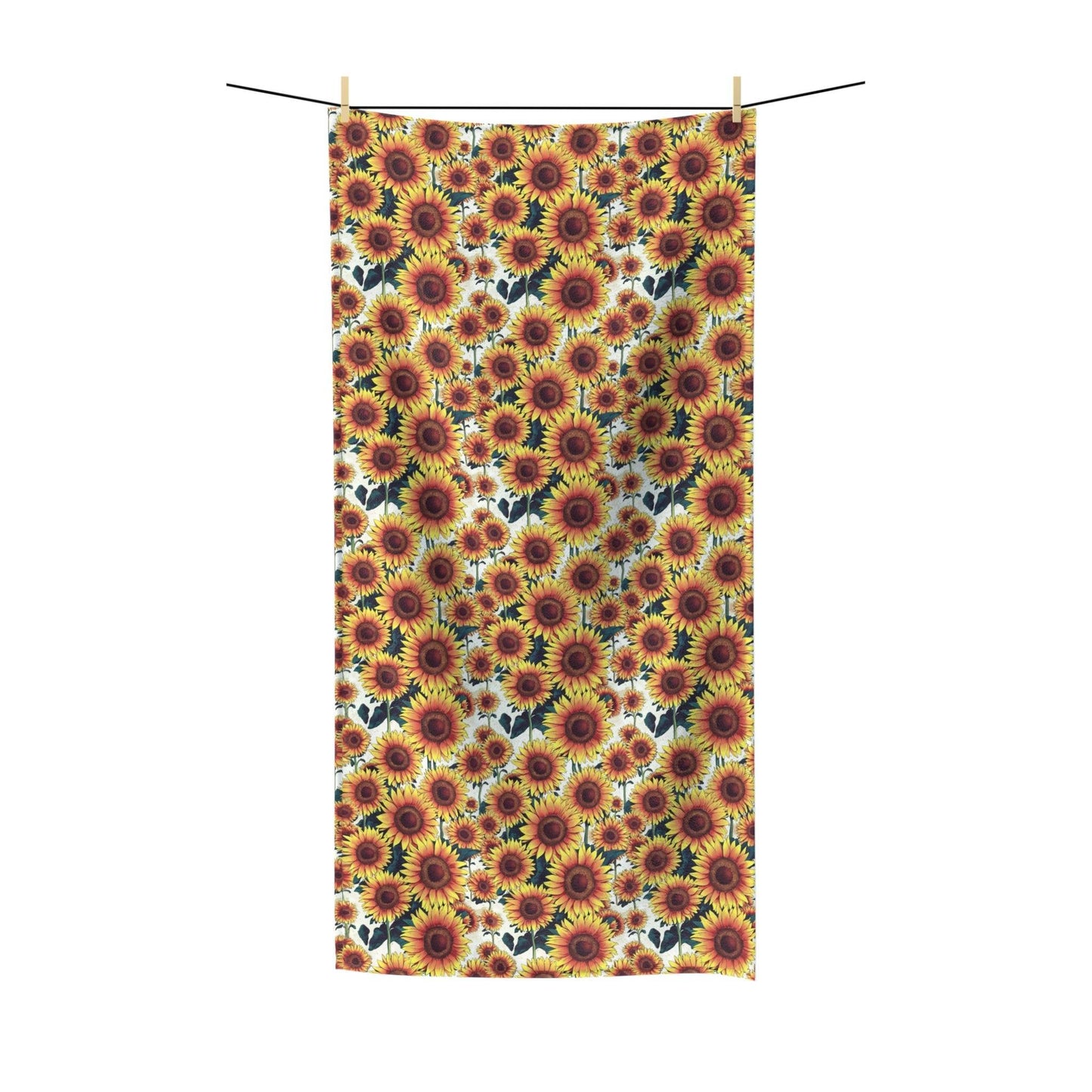 "Sunflower Polycotton Towel"