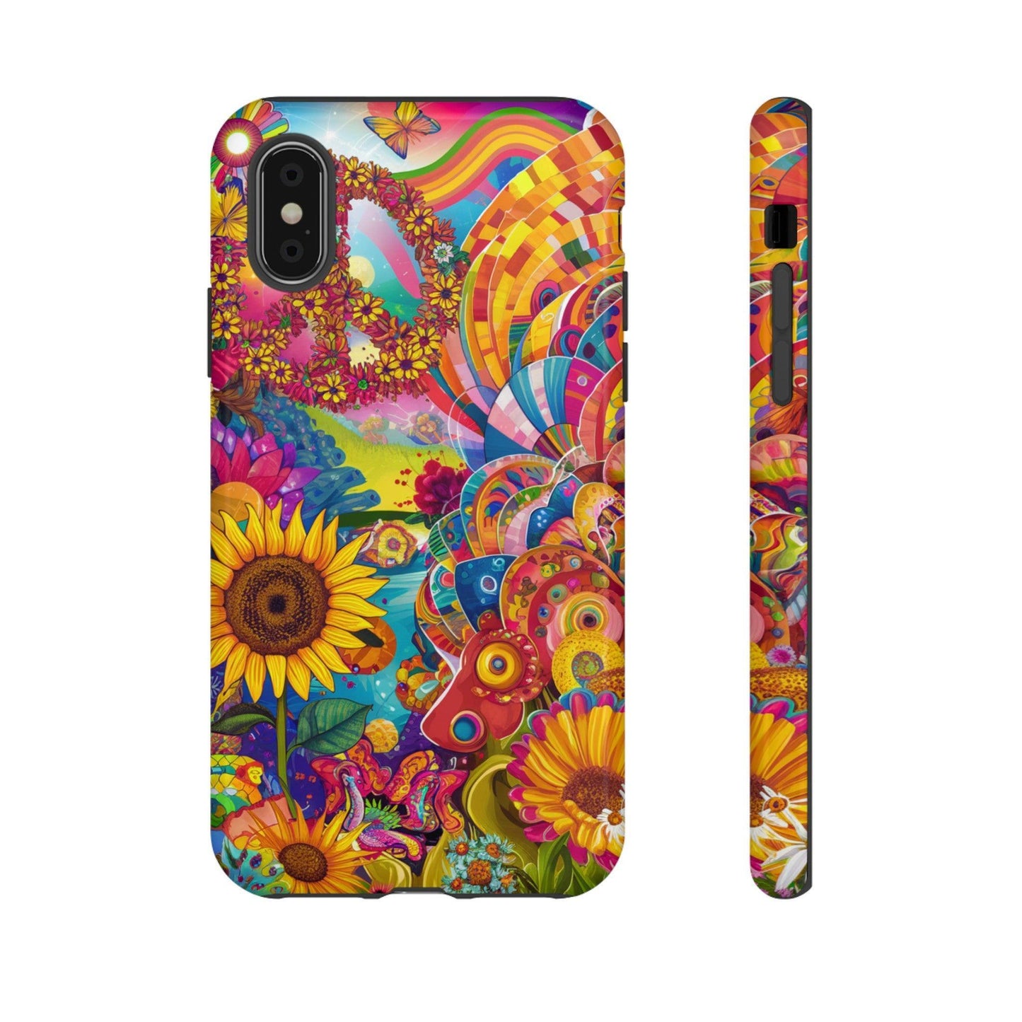 Tough Phone Case :" Eclectic Elegance Phone Case Collection" ( Hippie Style patterns)