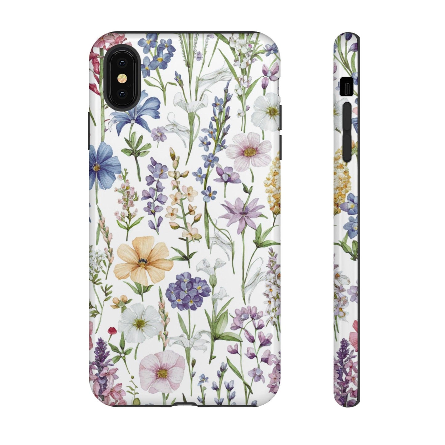 Tough Cellphone Case :" Eclectic Elegance Phone Case Collection" ( Floral patterns)