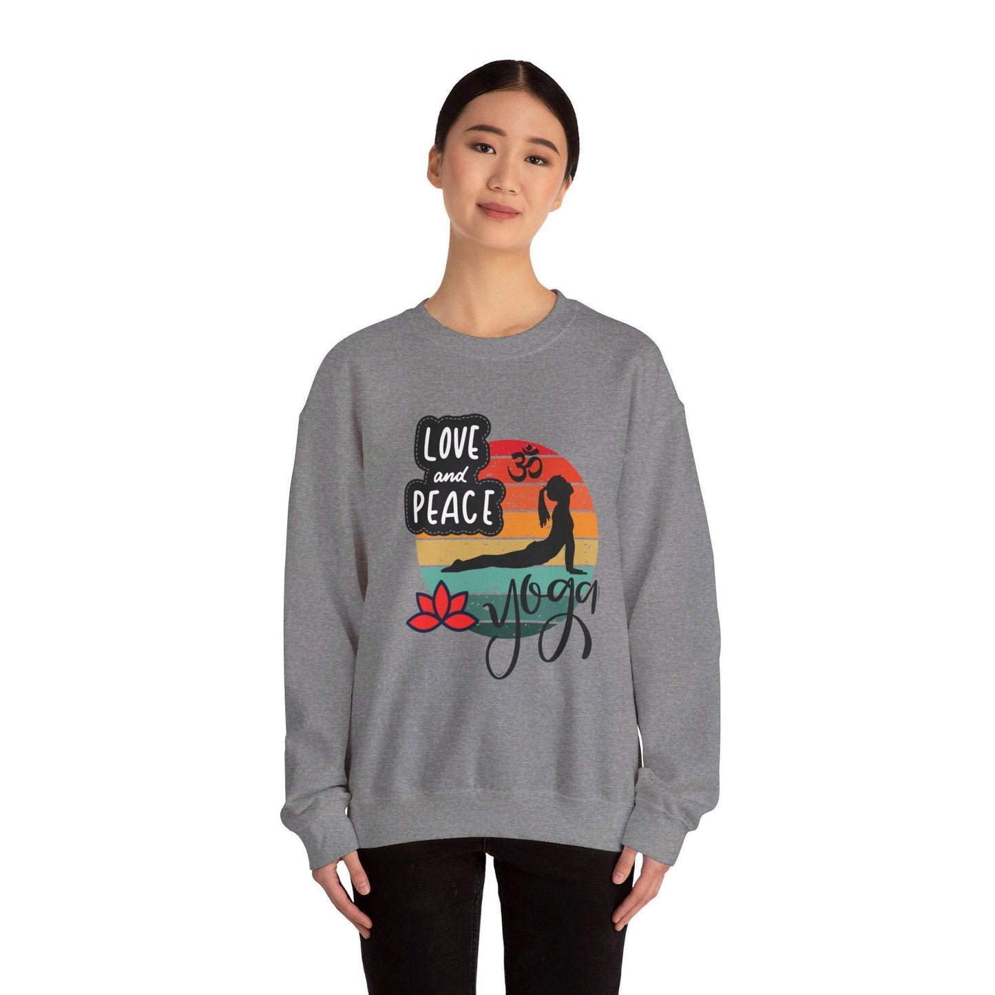 "Yoga Comfort Crewneck Sweatshirt"