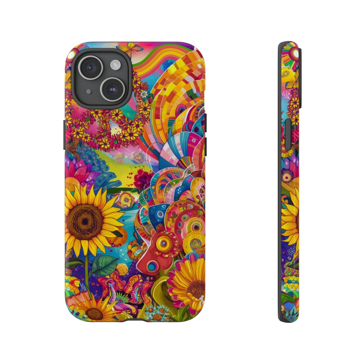 Tough Phone Case :" Eclectic Elegance Phone Case Collection" ( Hippie Style patterns)