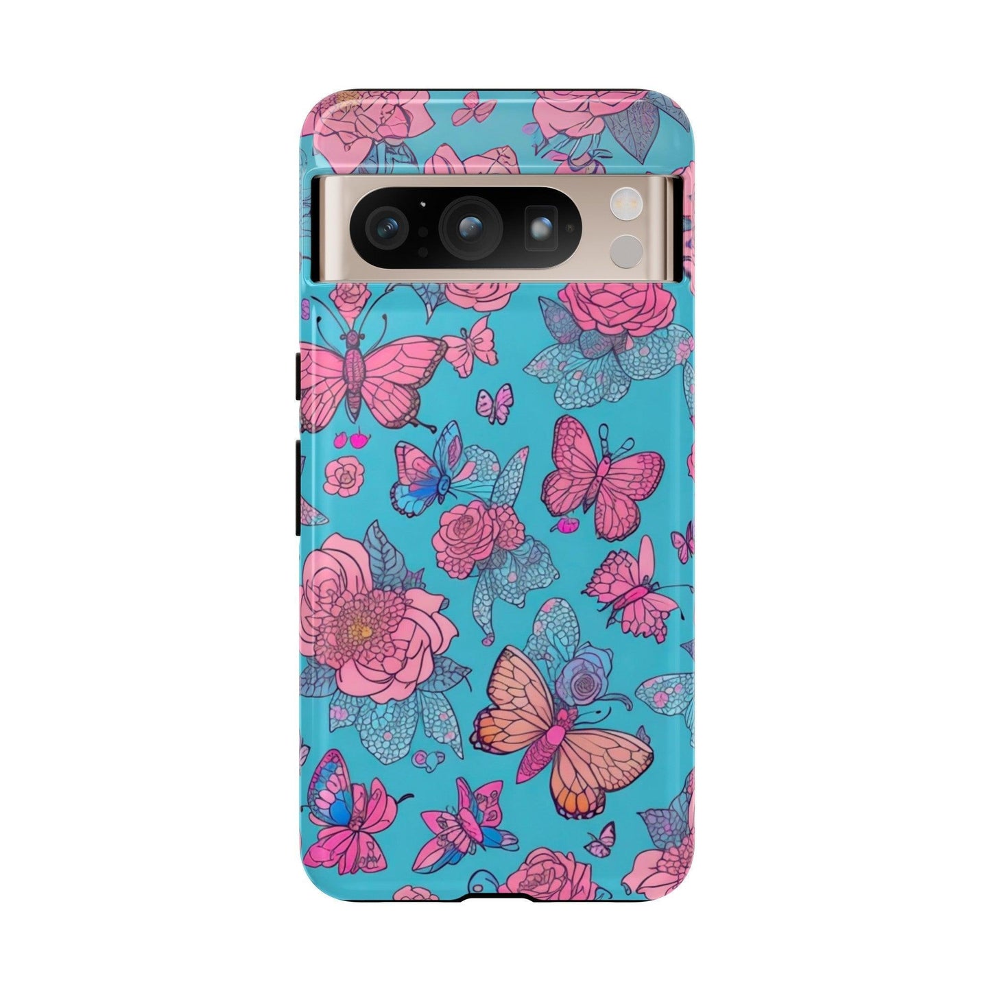 Tough Cellphone Case :" Eclectic Elegance Phone Case Collection" ( Floral patterns)