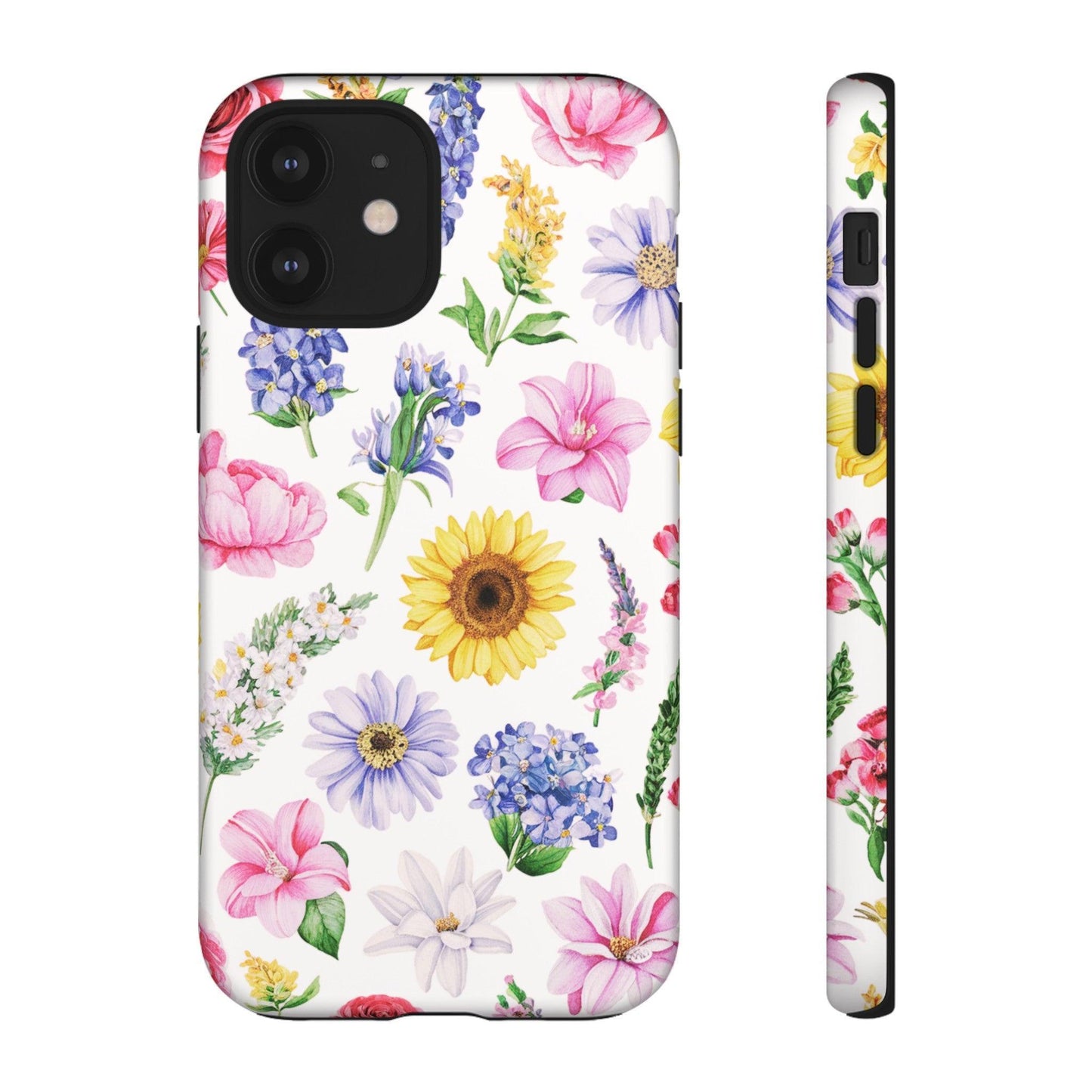 Tough Cellphone Case :" Eclectic Elegance Phone Case Collection" ( Floral patterns)