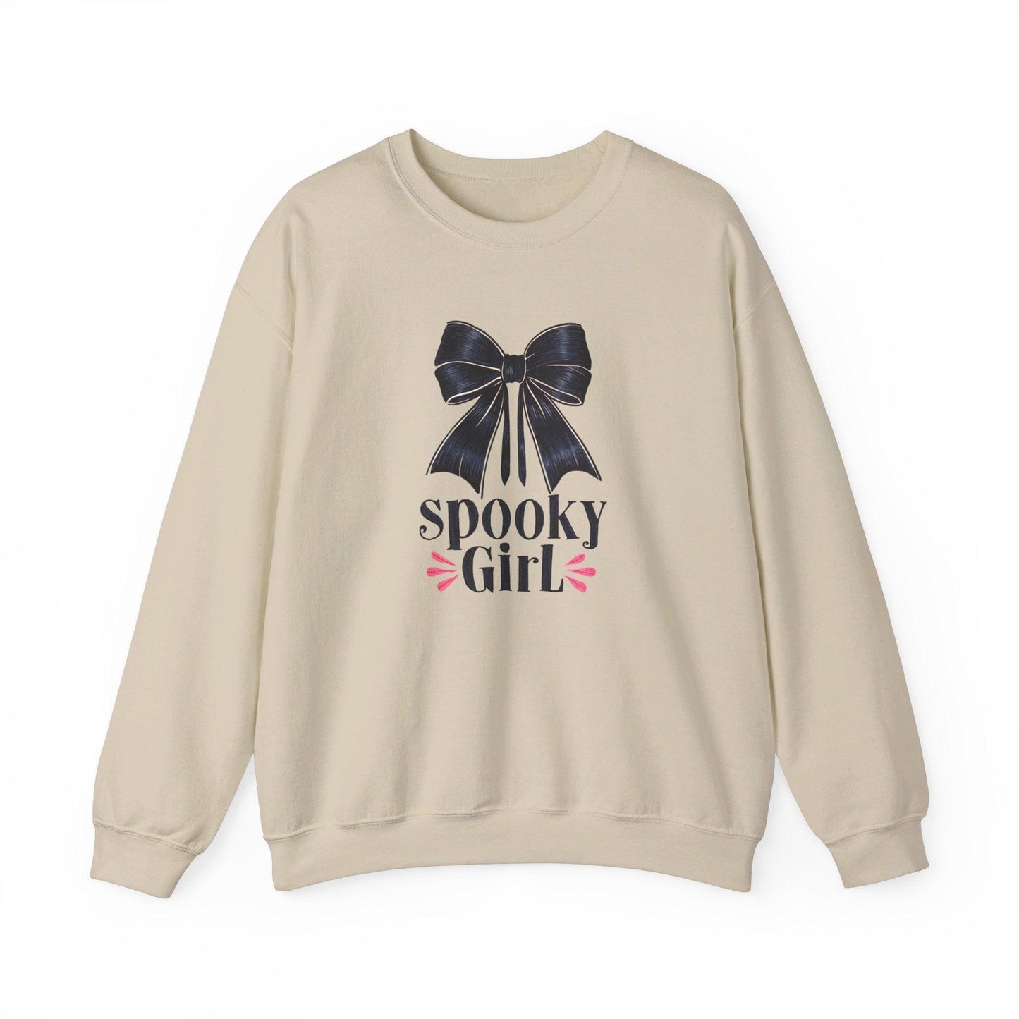 Spooky Girl Halloween Crewneck Sweatshirt - Cosmic Creations by Karen