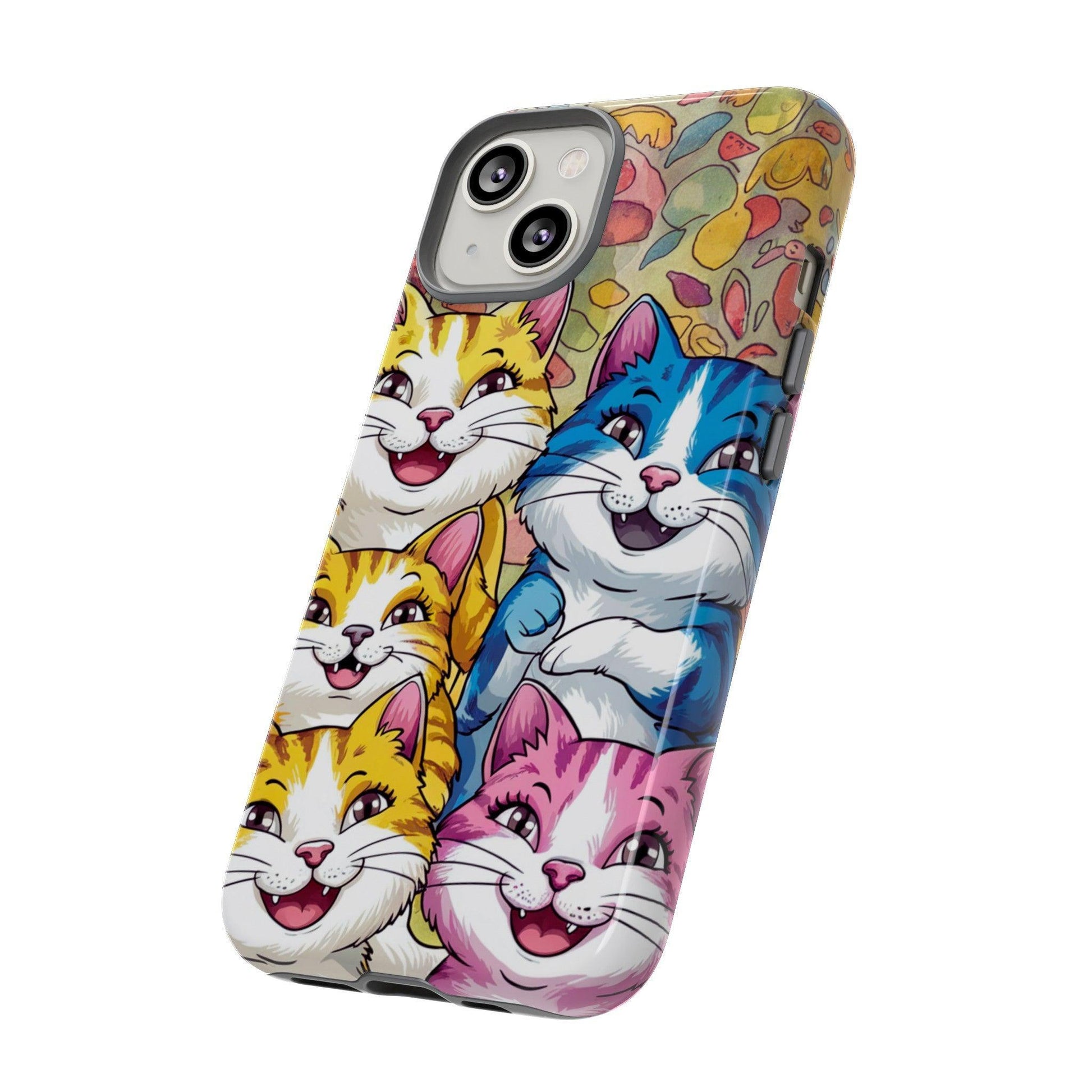 Cat Lovers Collection Tough Cellphone Case - Cosmic Creations by Karen