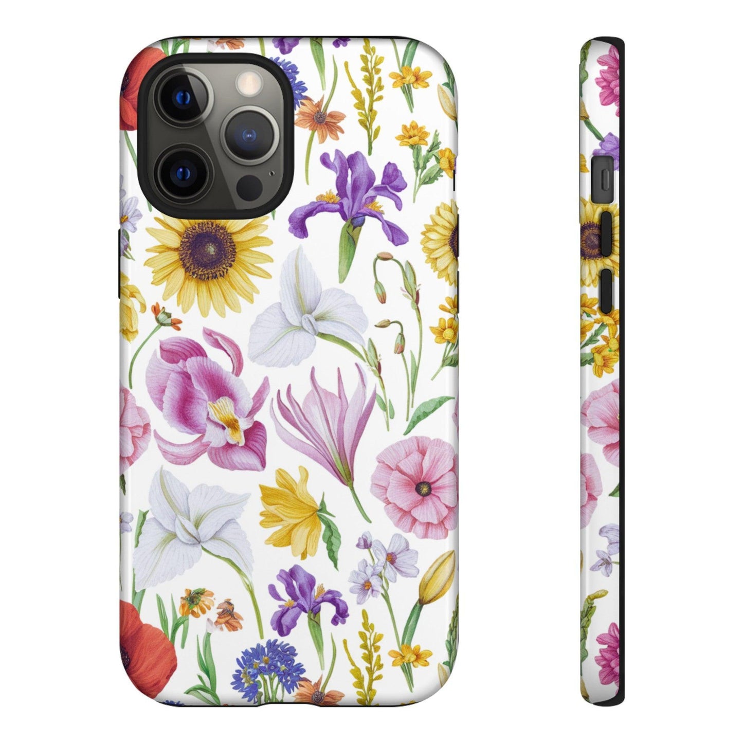 Tough Cellphone Case :" Eclectic Elegance Phone Case Collection" ( Floral patterns)