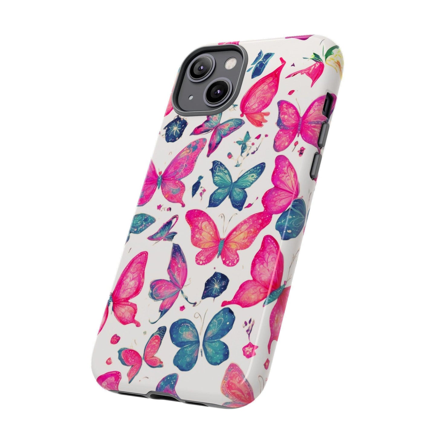 Tough Cellphone Case :" Eclectic Elegance Phone Case Collection" ( Hearts patterns)